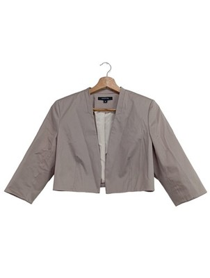 COMMA Bolero Damen Jacke Gr. DE 36 hellgrau Casual-Look