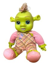 MGA Shrek Baby Felicia Ogre Laugh With Me Toy Doll Plush Vinyl Sounds Vtg 2007