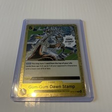 Gum-Gum Dawn Stamp OP13-117 Carrying On His Will Foil