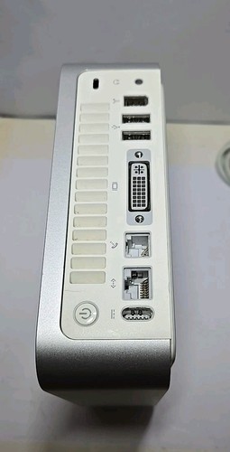 Apple Mac Mini G4 A1103 2005 Retro Desktop + Power Adapter + Cables + Enclosure - Zdjęcie 5 z 16