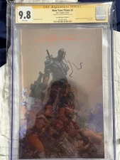 New Teen Titans #2 VIRGIN FOIL CGC SS 9.8 signed Clayton Crain Megacon Exclusive
