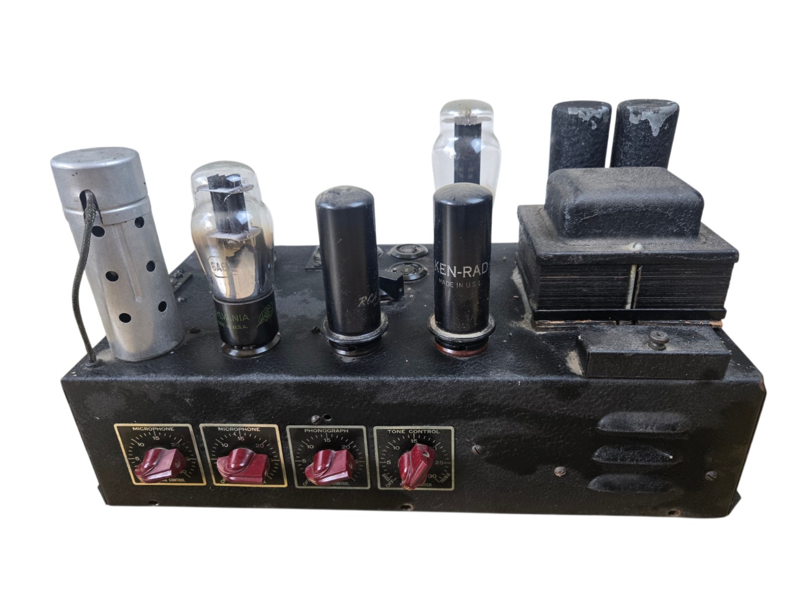 Vintage Peerless Indianapolis Tube Amp 6L6 8-10 Watt Guitar Harp Amplifier