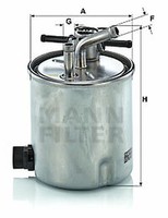 Mann-Filter WK 9067 Kraftstofffilter FüR Nissan