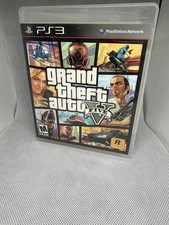 Grand Theft Auto V 5 —Playstation 3 PS3 — W Map —Clean Disc 