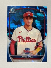 Starlyn Jesus Caba 2023 Bowman Chrome Sapphire Marlins Top Prospect - 5 Card Lot