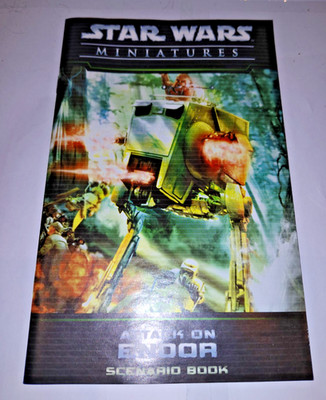 Star Wars Miniatures Attack On Endor Scenario Pack AT-ST + Troopers WOTC geöffnet