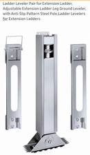Adjustable Ladder Leveler with Anti-Slip Rubber Feet, Extension Ladder