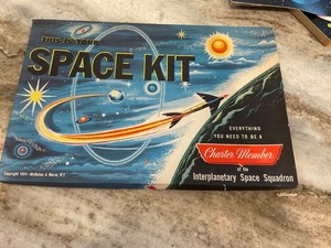 1954 MCMAHON & MORSE INTERPLANETARY SPACE SQUADRON CHARTER MEMBER SPACE KIT Rare
