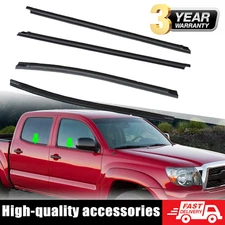 4Pcs Window Weatherstrip for Toyota Tacoma 05-15 Weatherstrip Trim Seal Belt