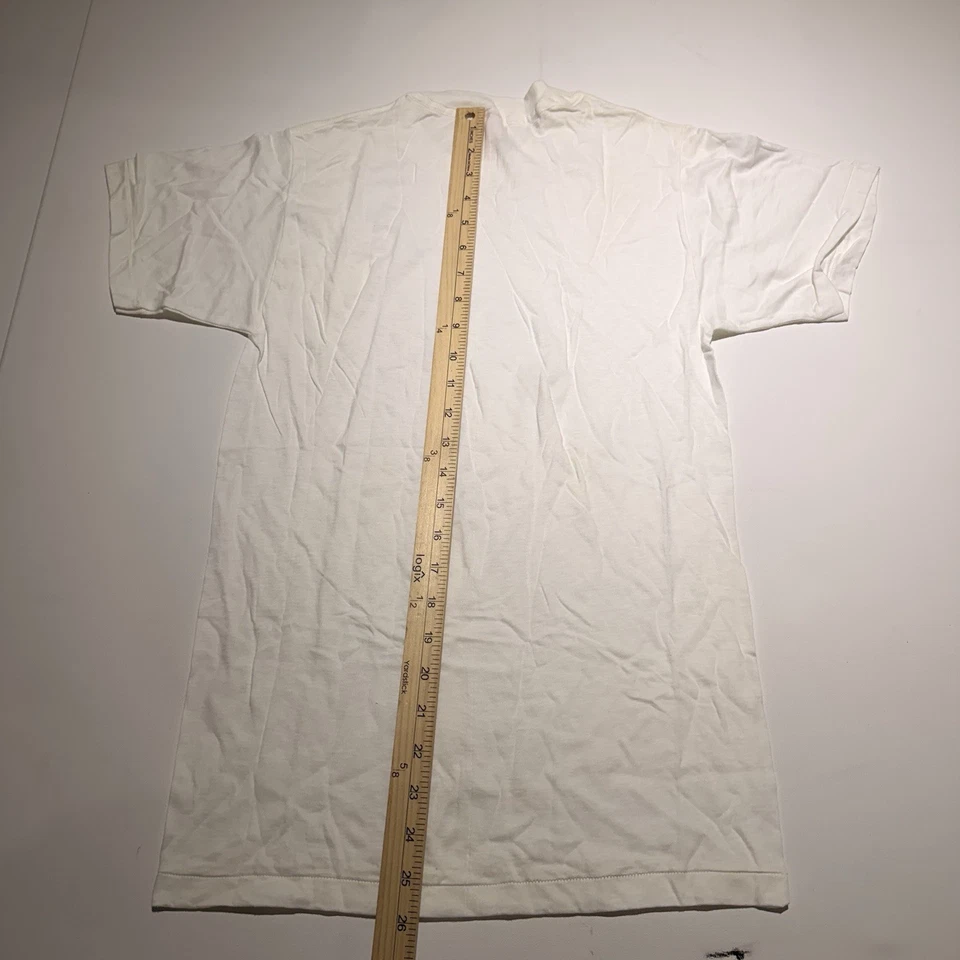 Camiseta en blanco vintage años 60 flecha blanca algodón envejecido años 60 verdadera vintage Foto 3 de 4