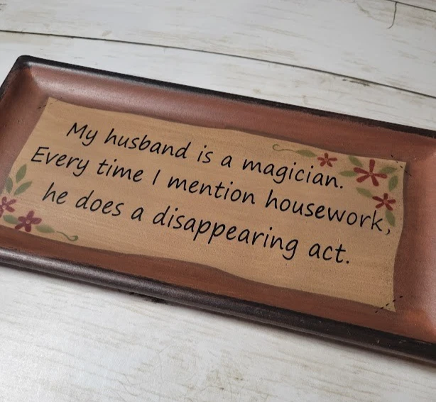 Michelle Kildow Decorative Tray- My Husband Is A Magician - Image 3 of 4