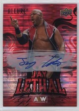 2024 Upper Deck Allure AEW Red Pulsar Auto Jay Lethal #30 Auto 1jm3