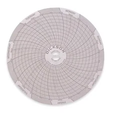 Dickson C012 Circular Chart,4 In,0-100Psi,7 Day,Pk60