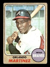 1968 Topps #578 Orlando Martinez Atlanta Braves