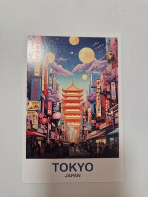 81. Souvenir Postkarten 10X15cm Tokio Japan Postcard Tokyo Japon Dekoration 
