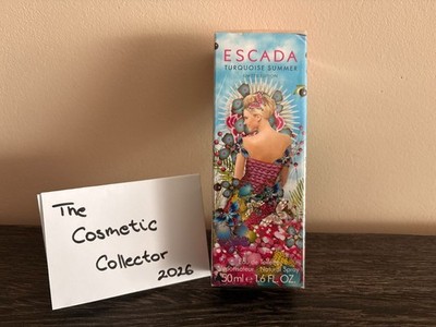 Sealed Limited Edition 2014 November Escada Turquoise Summer 50ml BatchCode 4330