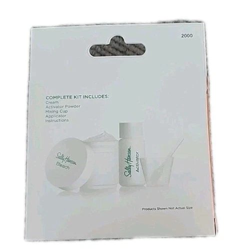SALLY HANSEN Creme Alvejante de Cabelo para Creme Facial Kit de Clareamento de Cabelo Aloe Novo - Imagem 4 de 4