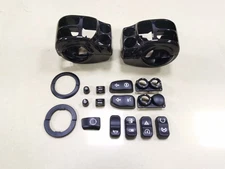 Black Handlebar Control Switch Housing Button For Harley Street Glide FLHX FLHXS