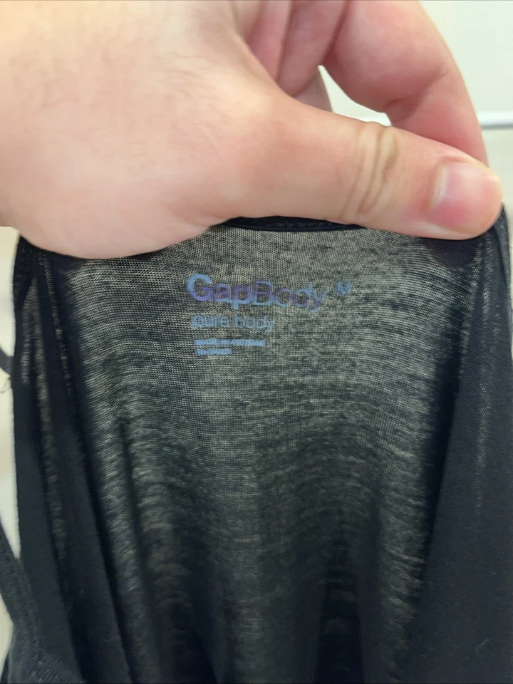 Mono Gap Body para mujer talla M cuerpo puro negro liso sin mangas Foto 3 de 4