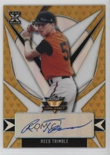 2021 Leaf Valiant Yellow 8/10 Reed Trimble #BA-RT1 Auto 17ac