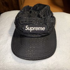SS19 Supreme Geometric Ripstop Camp Cap Nylon Hat Made In USA