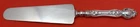 Violet By Wallace Sterling Silver Cake Server Narrow Silverplated Blade 10 1/2"