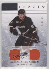 2014-15 Upper Deck Artifacts Silver Jersey/Jersey 74/125 Hampus Lindholm #11 7bf