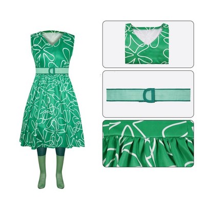 Cosplay innen draußen Ekel Grün Kleid Kostüme Halloween Karneval Anzüge Socken