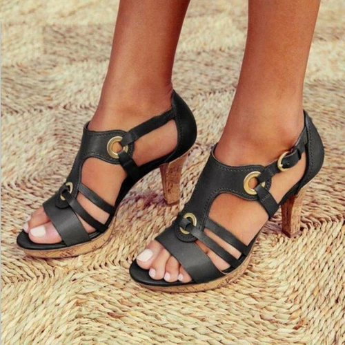 Neu Damen-Sandalen Damen Knöchelschnalle Bohemian Sommerschuhe Größe - Bild 3 von 18