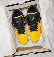 Air Jordan 1 Low University Gold Black Men Size US9 EUR 42,5 WORN ONCE!!