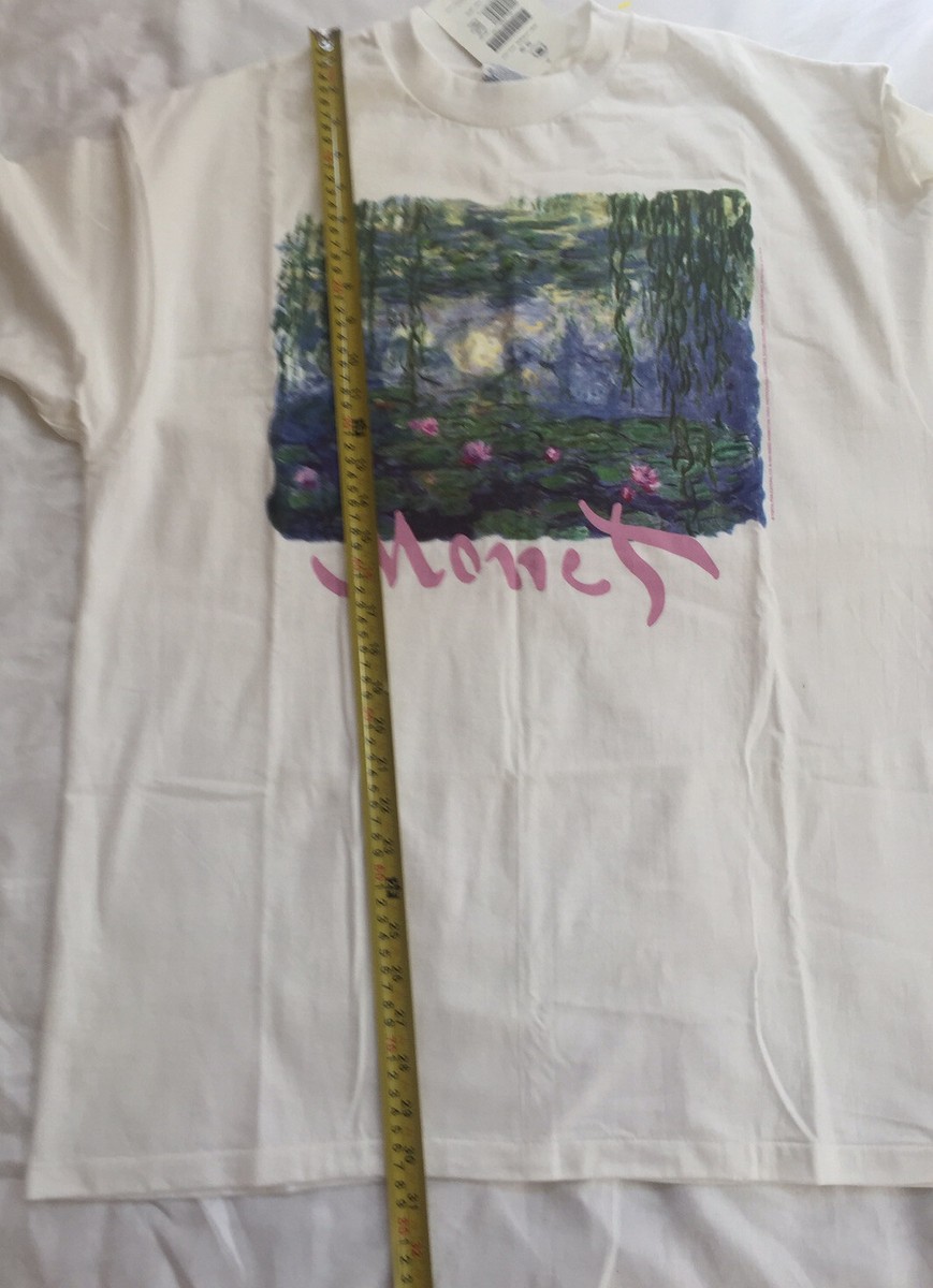 Monet 睡蓮 モネ　hanes vintage 90s xl Monet 睡蓮 モネ hanes vintage 90s xl Monet 睡蓮 モネhanes