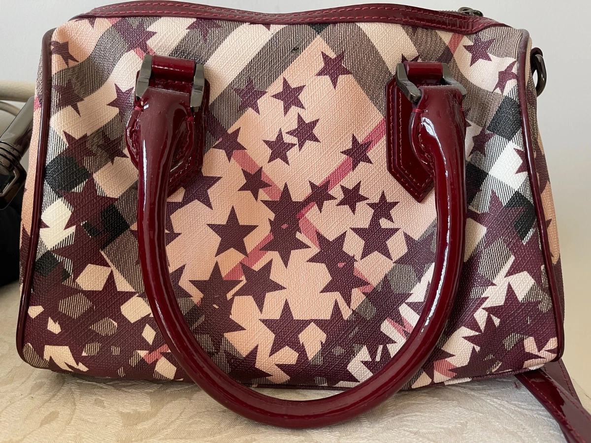 Burberry Pre-owned Women's Leather Shoulder Bag - Burgundy - One Size