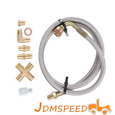 T3 T4 T04e T70 T60 Gt45 Gt35 18 Npt -4an 41 Turbo 90 Degree Oil Feed Line Kit