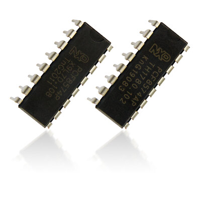 2 Stück PCF8574 A / P  / AP I2C I/O Bus Expander DIP16 IC Arduino ESP8266