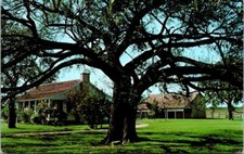 Lyndon B. Johnson Home Fredericksburg Texas Vintage Chrome Postcard A62