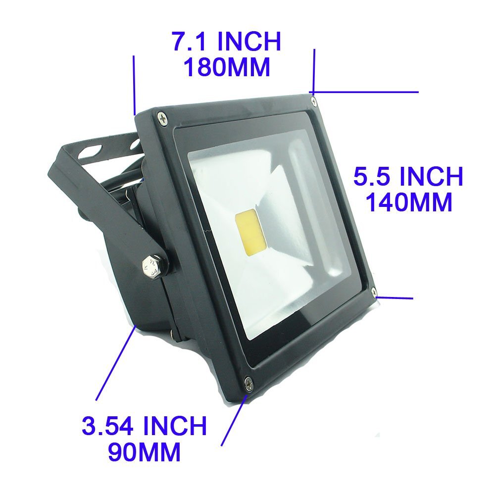 20w 12v 24v Ac Dc Ultra Bright White Led Security Wash Flood Light ...