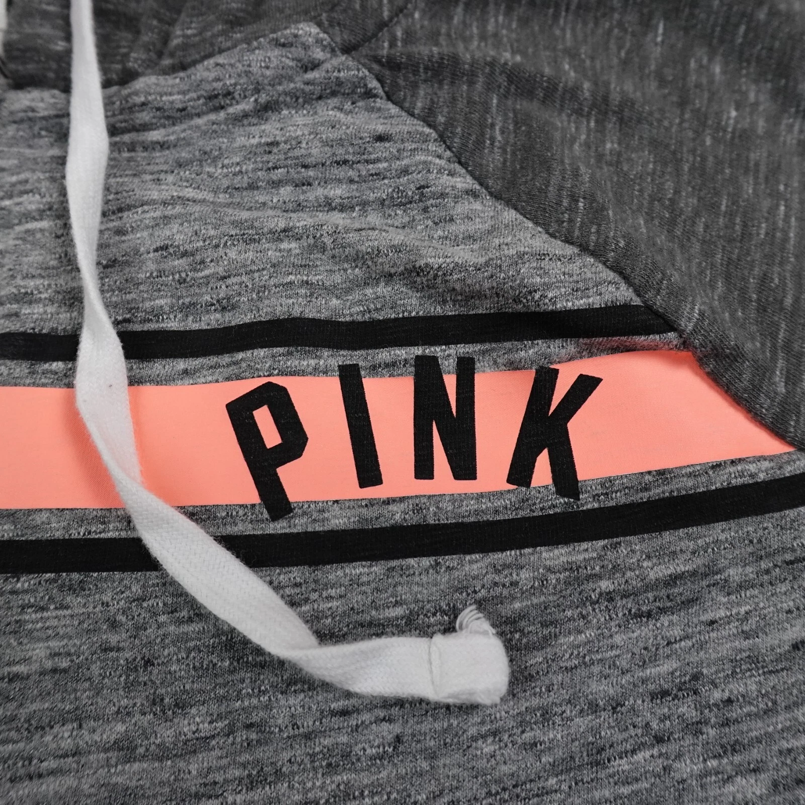 UNDERCOVER Felpa ROSA donna extra piccola grigia cane Victoria Secret felpa zip cappuccio