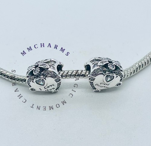 Dije y bolsa de plata esterlina S925 - nieta - te amo - gran hija - Imagen 3 de 7