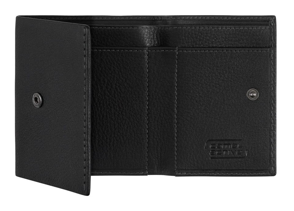camel active monedero Atlanta Small Flap Wallet Black - Imagen 2 de 3