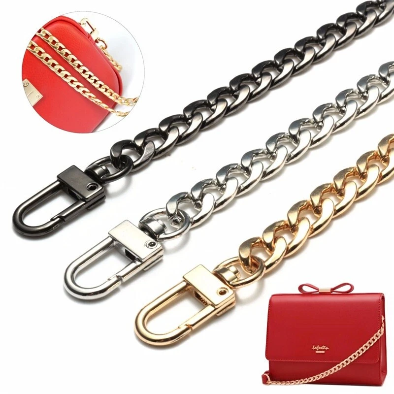 Replacement Metal Chain Purse Strap Handle Shoulder Crossbody For Handbag  Bag