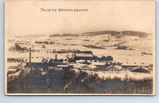 RPPC Real Photo Postcard Norway Trondheim T.H Jems Renholdsverk