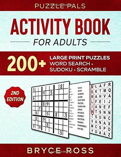 ACTIVITY BOOK FOR ADULTS: 200+ Large Print Puzzles (Activity Books For ...
