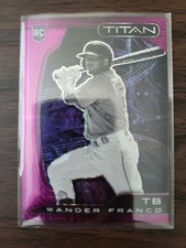 2022 Panini-Chronicles Titan Wander Franco #1 Purple Mojo RC Prizm /99 Tampa Bay