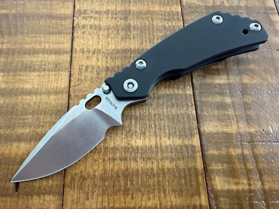 Strider PerT-E PT MAGNACUT Stonewash Blade - Black PVD DLC Titanium - BRAND NEW!