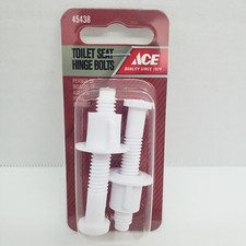 ACE Toilet Seat Hinge Bolts 3/8" x 2-1/4" Plastic 45438