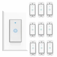 Nexete Smart WiFi Light Switch Remote Alexa Google  Voice Control Smart Life App