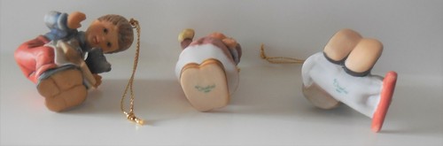 STUDIO GOEBEL BERTA HUMMEL MINATURE CHRISTMAS ORNAMENTS FIGURINE SET # 96033 LOT - Picture 11 of 12