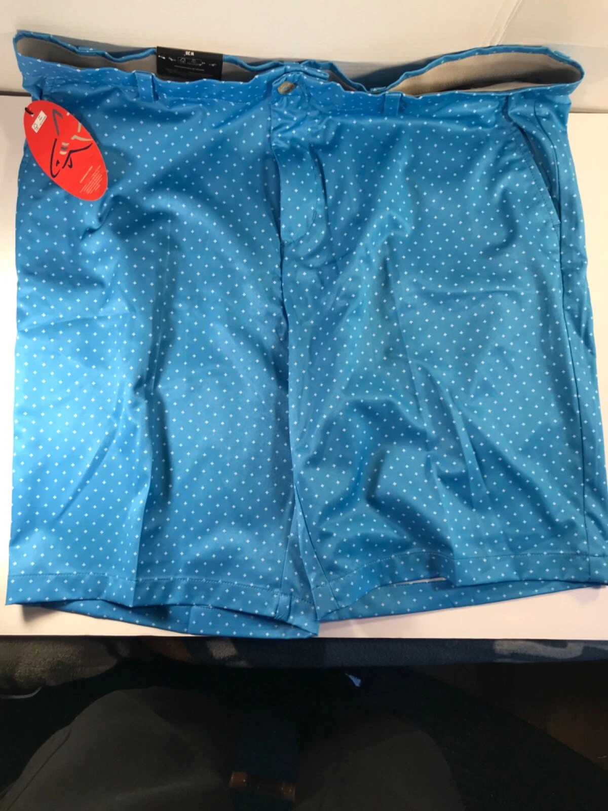 Greg Norman Mens Size 38 Golf Shorts ML75 Comfort Stretch Performance Blue,NEW +