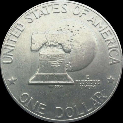 1976 P Eisenhower Type 2 Dollar About Uncirculated US Mint Coin AU Ike