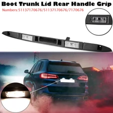 Boot Trunk Lid Licence Plate Handle Grip With Key Button For  BMW X5 E53 2000-06